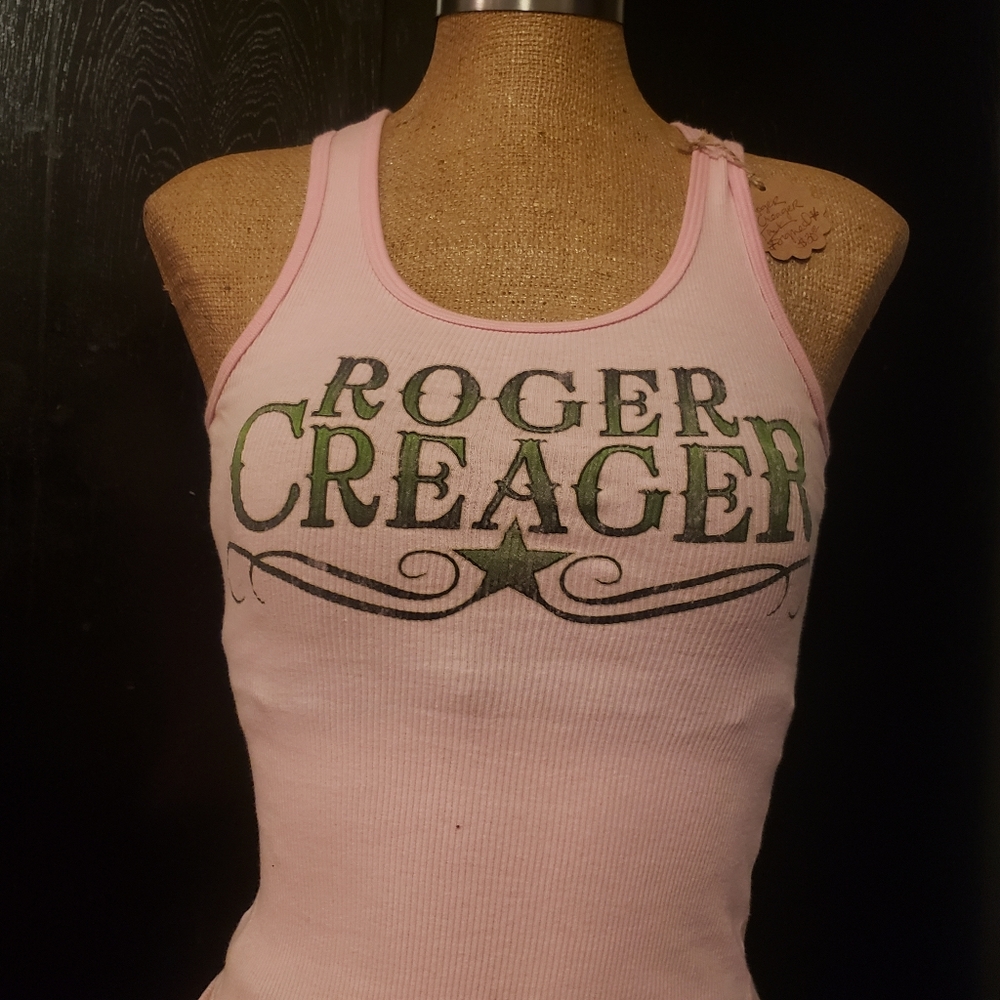 Signed Roger Creager Tank